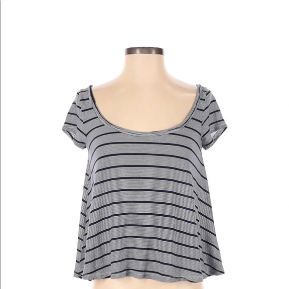 Kimchi Blue small striped T-shirt - Picture 1 of 5